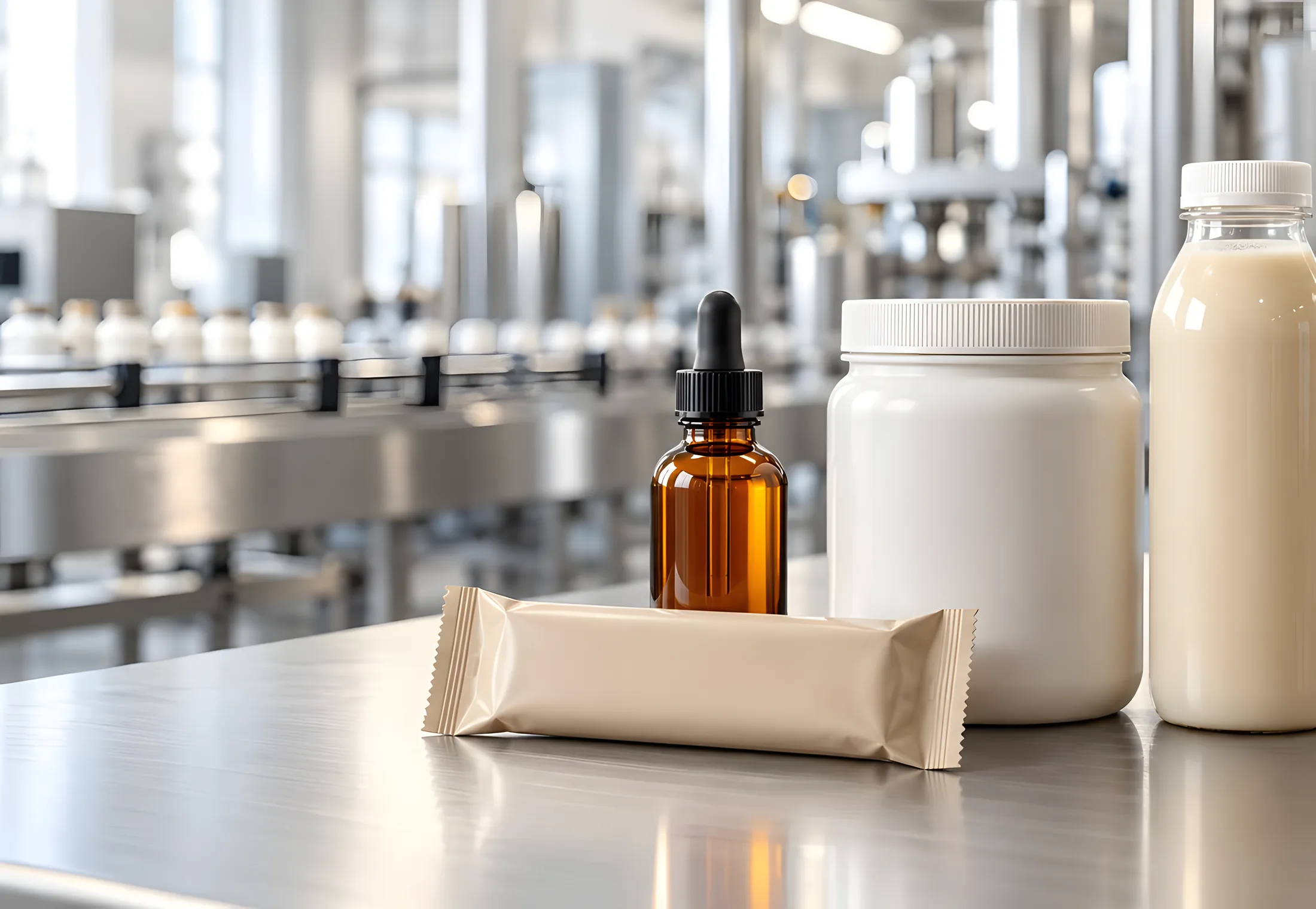 Consumer products matched to a modern manufacturing line