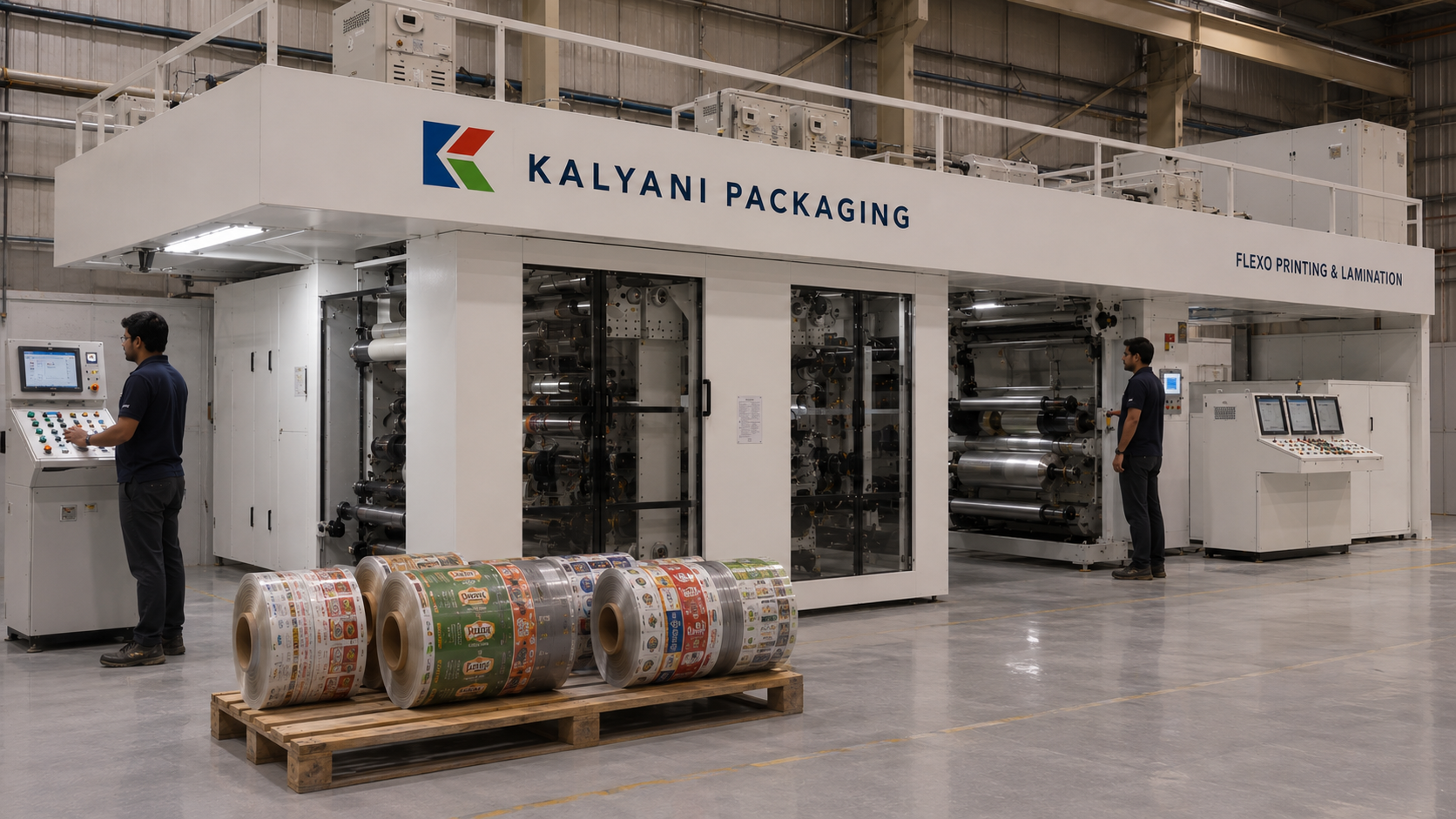 Packaging production at the Kalyani facility